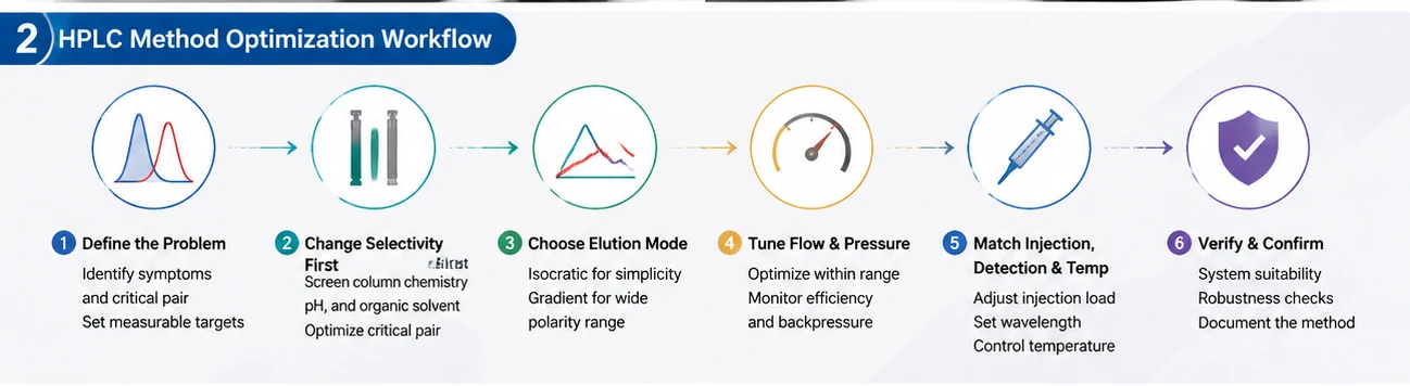 HPLC Metode Optimalisering Workflow